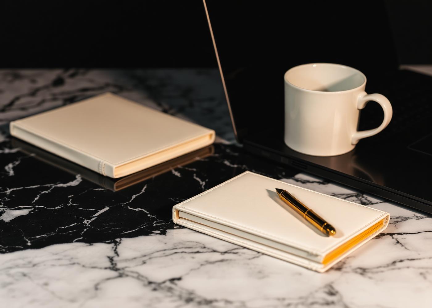 A quiet, organized business workspace